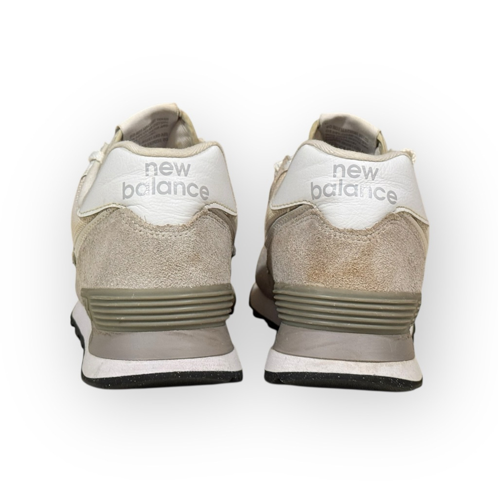 New Balance 574 Classic ML574EVN Men’s Size 8.5 Gray Suede Mesh Retro Sneakers - Picture 6 of 11